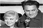 Federico Fellini e Giulietta Masina